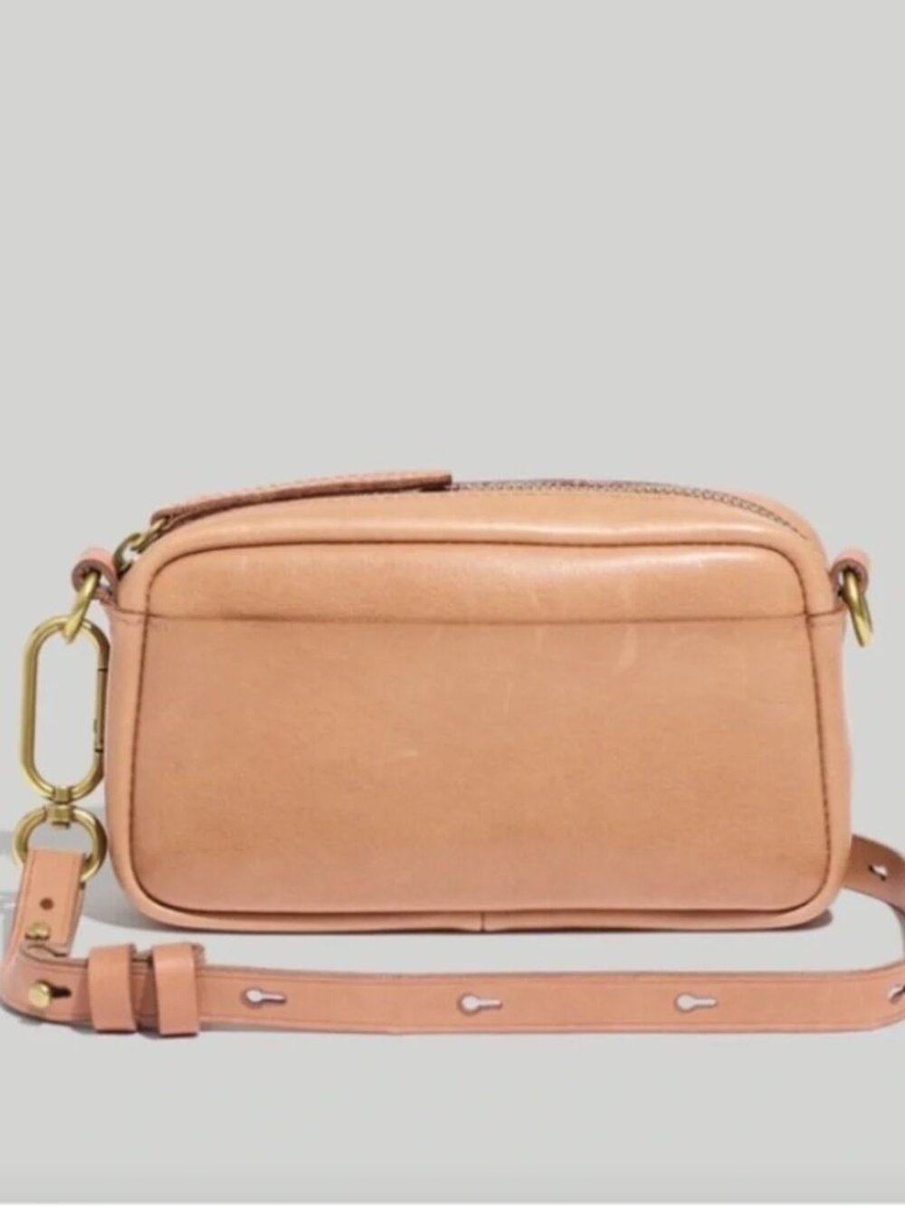Madewell Leather Carabiner Mini Crossbody Bag